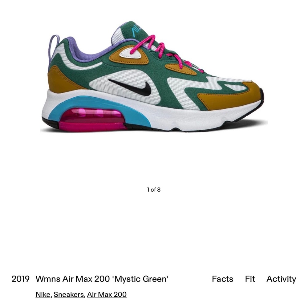 Women’s Nike Air Max 200 in ‘Mystic Green’